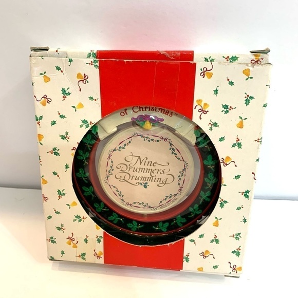 Vtg Kmart 1993 The Merry Gifts Of Christmas Ornament Nine Drummers Drumming EUC - Picture 2 of 2